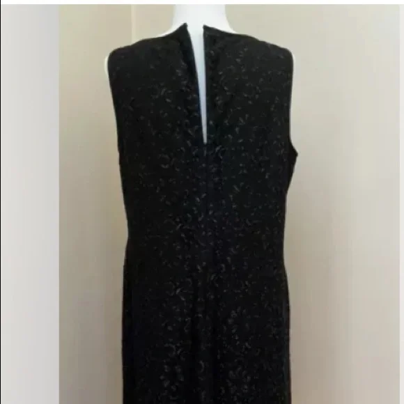 Ralph Lauren Black Sequined Cocktail Dress 16 - Picture 6 of 8